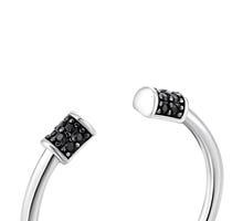 Серебряное кольцо с фианитами (1057К (Ф2).Rh): купить