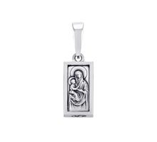 Серебряная подвеска-иконка «Божья Матерь Владимирская» (1100 Р)