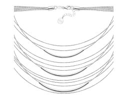 Серебряное колье (18940_001)