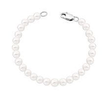Срібний браслет з перлами (PS0505бр)