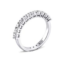 Серебряное кольцо с фианитами (КК2Ф/1156)