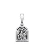 Серебряная подвеска-иконка «Св. Николай Чудотворец» (1095/1 Р)