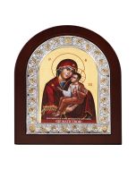 Серебряная икона Божья Матерь (EP304-523XAG/P)