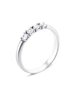 Серебряное кольцо с фианитами (1305/1р-CZ)