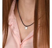 Кольє з каучуку зі сріблом Tiffany (Кл2/900): купить