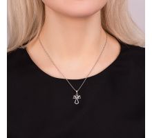 Срібна підвіска Янгол з фіанітами (PPS 2126 П.Rh): купить