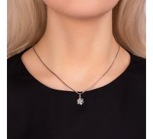 Срібна підвіска з фіанітом (PE37895-4): купить