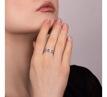 Срібна каблучка (1172Rh): купить