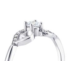 Срібна каблучка з фіанітами (SD15686): купить