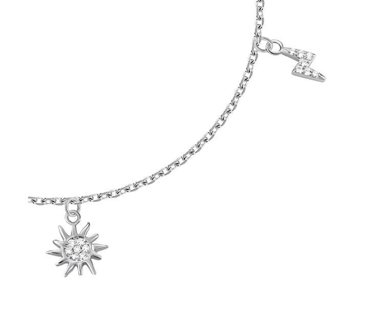 Срібний браслет з фіанітами (1BR72422): цена