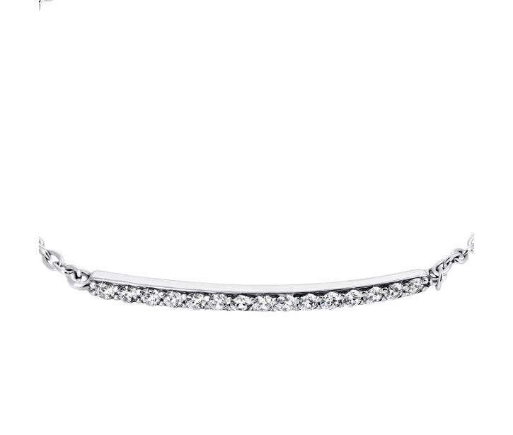 Срібний браслет з фіанітами (940019б): цена