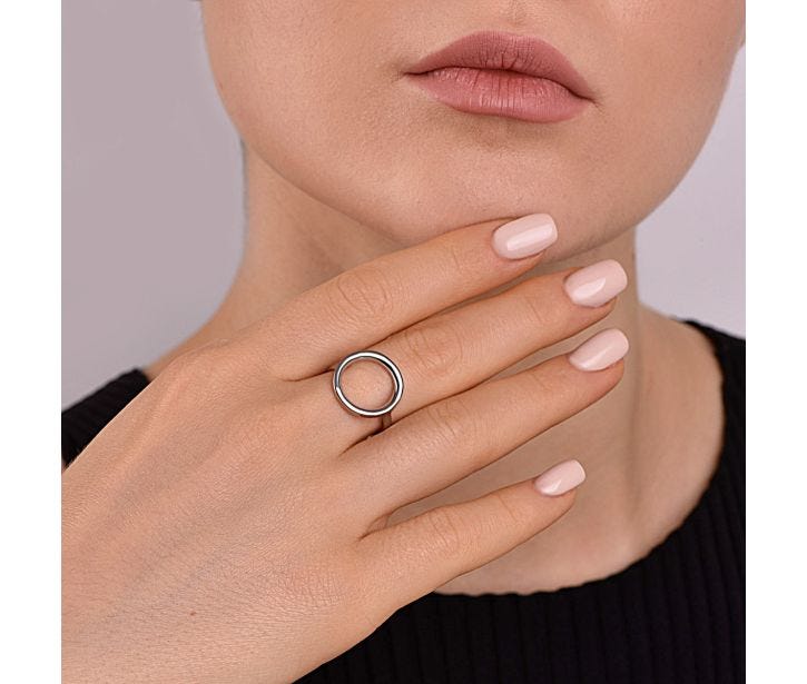 Серебряное кольцо (КБ472с): купить