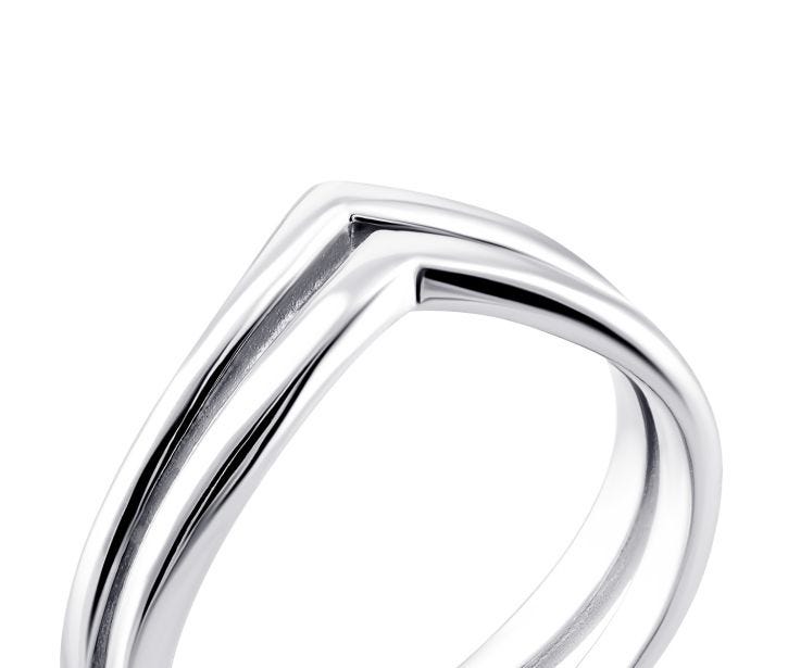 Фалангова срібна каблучка (500001/2-Р): цена