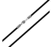 Ювелирный шнурок с серебряным замком  (471.30 ч)