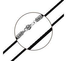 Ювелирный шнурок с серебряным замком  (471.30 ч): купить