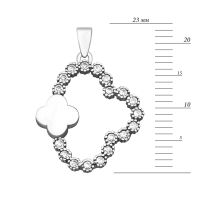 Серебряная подвеска с фианитами (Н-122): купить