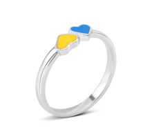 Серебряное кольцо с эмалью (ВС-596ер)