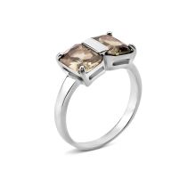 Серебряное кольцо с турмалином (к1386Rh)