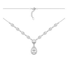 Серебряное колье с фианитами (SZDS05131 к)