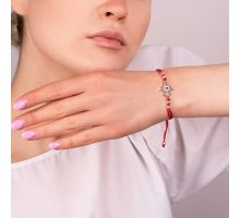 Браслет на нити с фианитами Ангел (75116б): купить