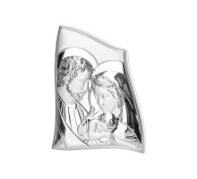 Серебряная икона Святое Семейство (EP- 447 XG-WH/S)