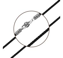 Ювелирный шнурок с серебряным замком (471.32 ч): купить