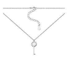 Серебряное колье с перламутром (N002148)