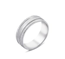 Обручальное кольцо с алмазной гранью (ОС-5505)