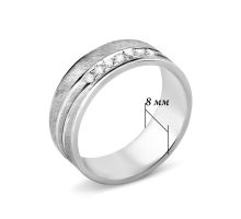 Обручальное кольцо с фианитами (7/126/1): купить