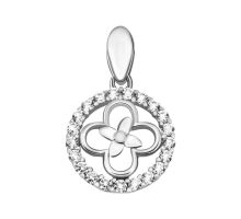 Серебряная подвеска с фианитами (PE40437)