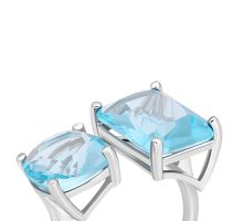 Серебряное кольцо c Crystal (R38509): купить