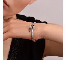 Срібна намистина шарм Ловець снів (84737б*): купить