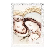 Серебряная икона Святое Семейство (VL/81550-4L)