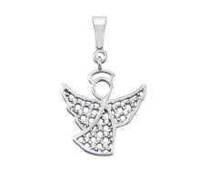 Серебряная подвеска Ангел с фианитами (ЛК-0282р)