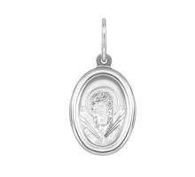 Серебряная подвеска-иконка «Божья Матерь Семистрельная»  (30551-11/12/1)