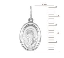 Серебряная подвеска-иконка «Божья Матерь Семистрельная»  (30551-11/12/1): купить