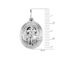 Серебряная подвеска-иконка «Св. Николай Чудотворец» (А071/2): купить