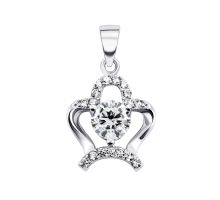 Серебряная подвеска с фианитами (1PE44590)