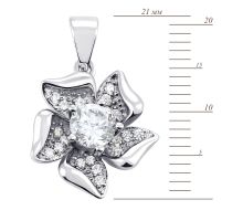 Серебряная подвеска с фианитами (1PE66653): купить