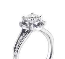 Серебряное кольцо с фианитами (1RI63337): купить