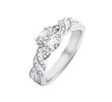 Серебряное кольцо с фианитами (PRS1773): купить