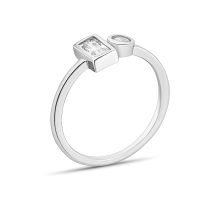 Серебряное кольцо с фианитами (SZDR09713)