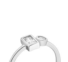 Серебряное кольцо с фианитами (SZDR09713): купить