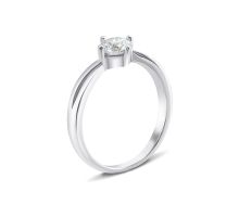 Серебряное кольцо с фианитом (SD055)
