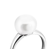 Серебряное кольцо с жемчугом (1797/1р-PWT): купить