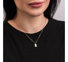 Серебряное колье (7D16126): купить