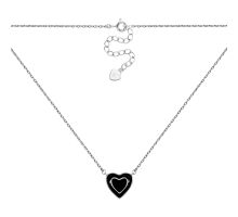 Серебряное колье с эмалью (PC04587)