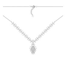 Серебряное колье с фианитами (SZDS05145 к)