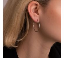 Серебряные серьги-конго (СБ014.3с): купить