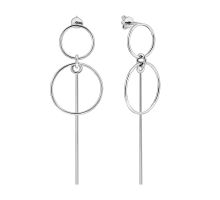 Серебряные серьги-подвески (25012/45)